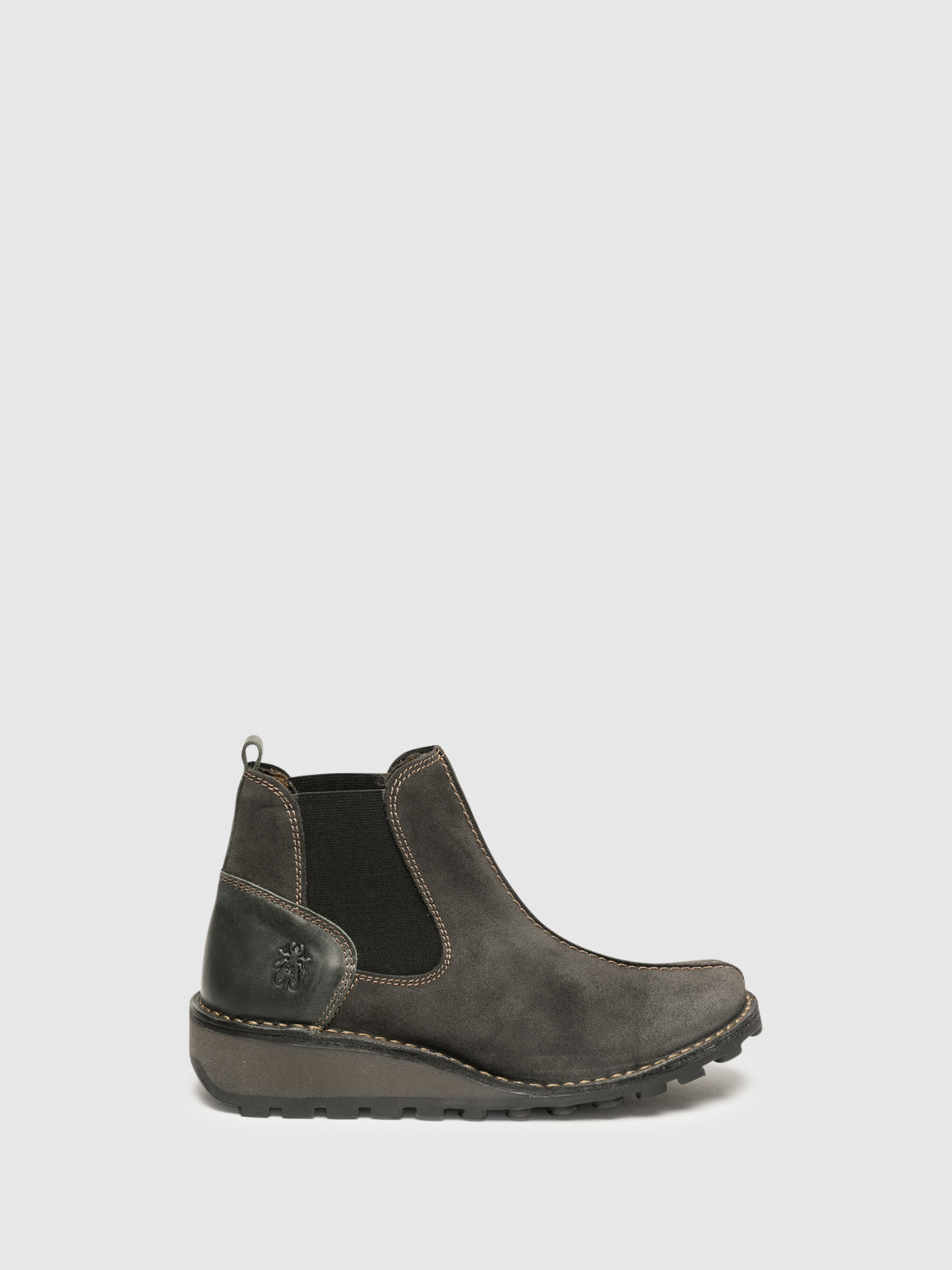 Fly London Gray Chelsea Ankle Boots